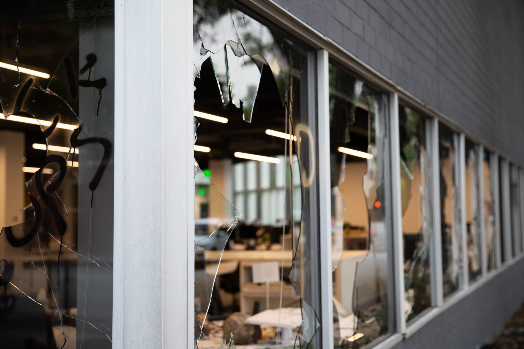 Protest Damage